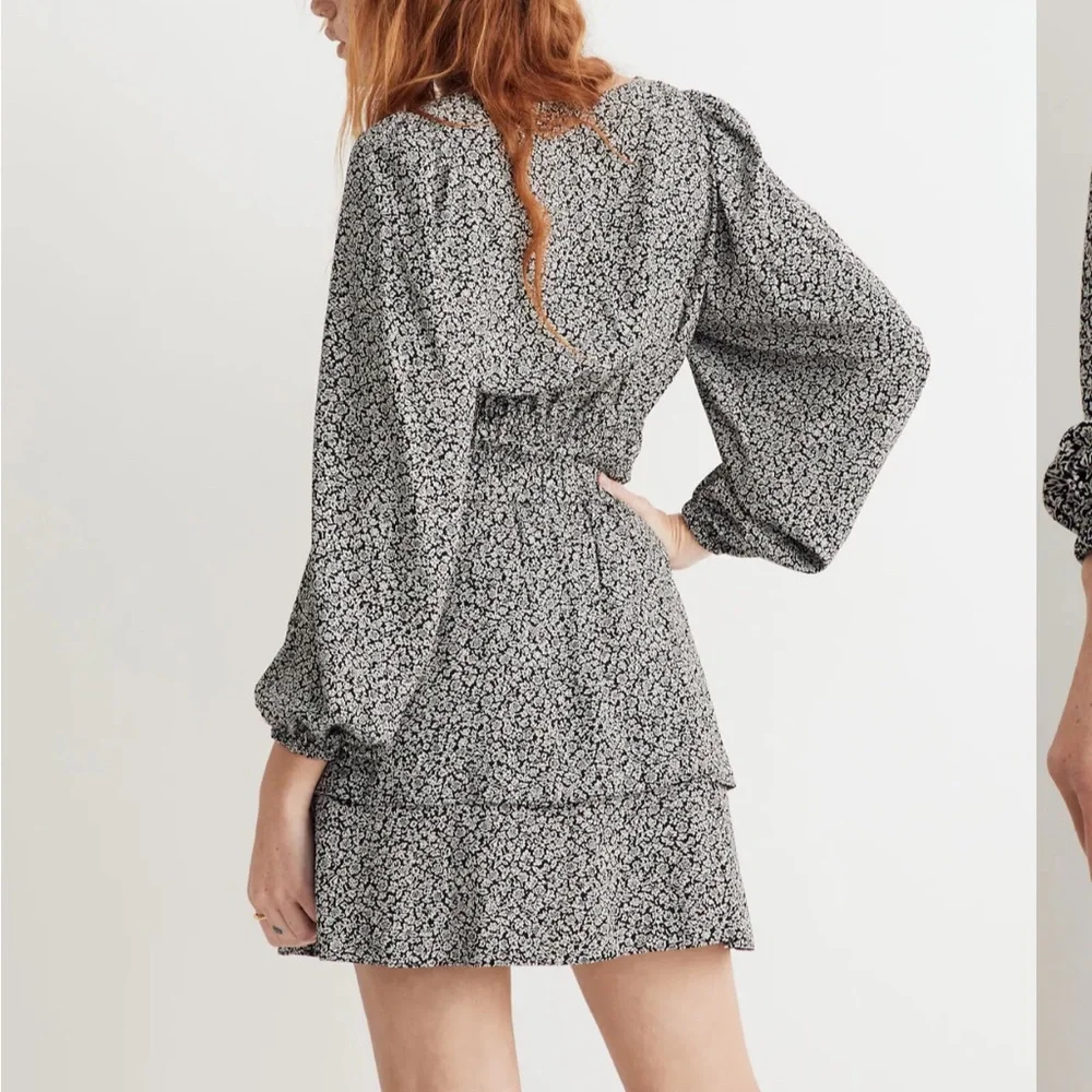 Madewell Pull-On Tier Mini Skirt in Tudor Floral Skirt Only